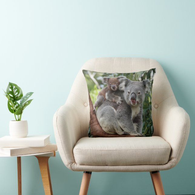 Mother and Baby Koala Bear Cushion (Chair)
