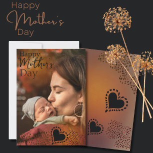 Mother and Baby Mother's Day Photo Card