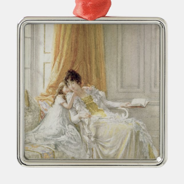 Mother and Child, 1864 Metal Tree Decoration (Front)
