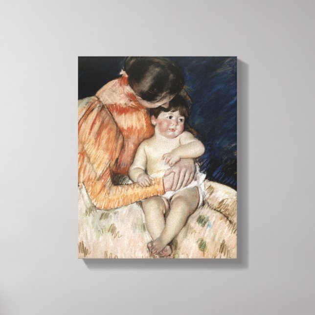 Mother and Child, 1890s Canvas Print (Front)