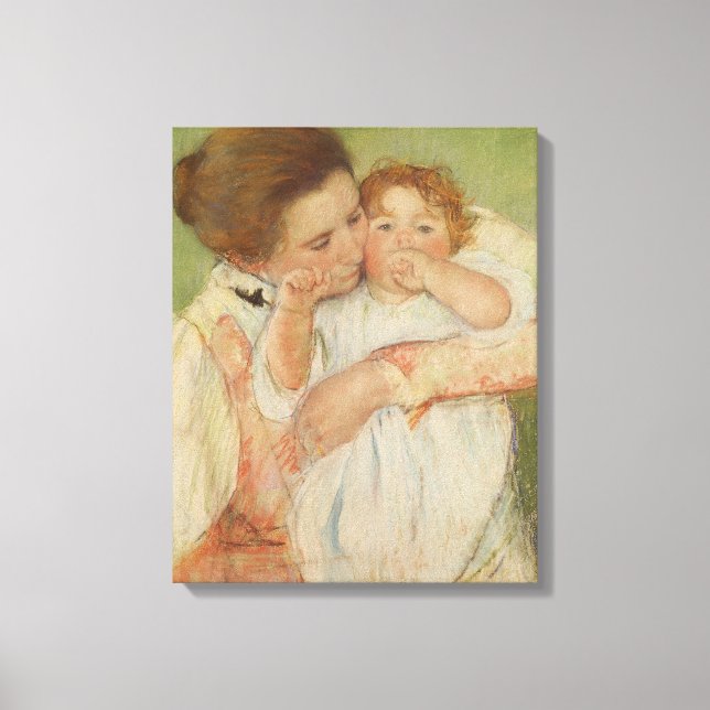 Mother and Child, 1897 Canvas Print (Front)