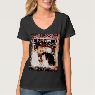 Mother and Child by Gustav Klimt Collage T-Shirt