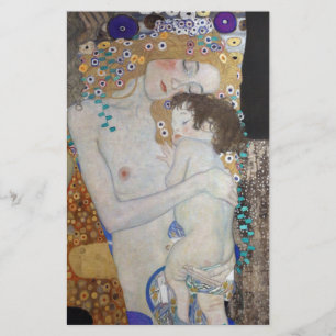 Mother and Child by Gustav Klimt Flyer
