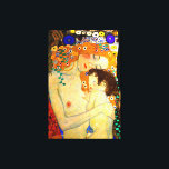 Mother and Child by Gustav Klimt Large Art Nouveau Canvas Print<br><div class="desc">Mother and Child - detail from The Three Ages of Woman,  a popular painting by Austrian symbolist & art nouveau artist Gustav Klimt from 1905.  Large fine art canvas print</div>