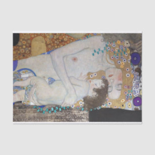 Mother and Child by Gustav Klimt Tissue Paper