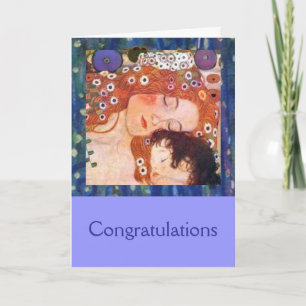 Mother and Child by Klimt Card