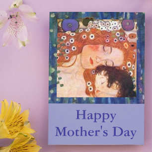 Mother and Child by Klimt Card