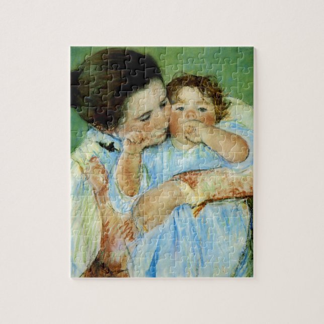 Mother and Child by Mary Cassat Jigsaw Puzzle (Vertical)