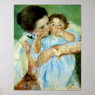 Mother and Child by Mary Cassat Poster