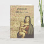 Mother and Child Collage Christmas Card<br><div class="desc">Show that you care about your loved ones with this beautiful Christmas collage.
'Gesegnete Weihnachten' is German for 'Blessed Christmas'.


Fully customisable text (text/message(s),  font,  colour).</div>