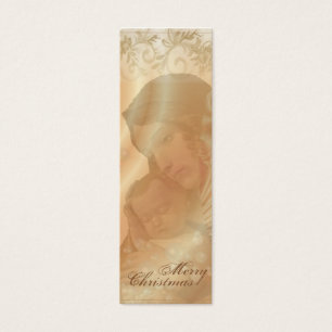 Mother and Child Collage Christmas Gift Tags