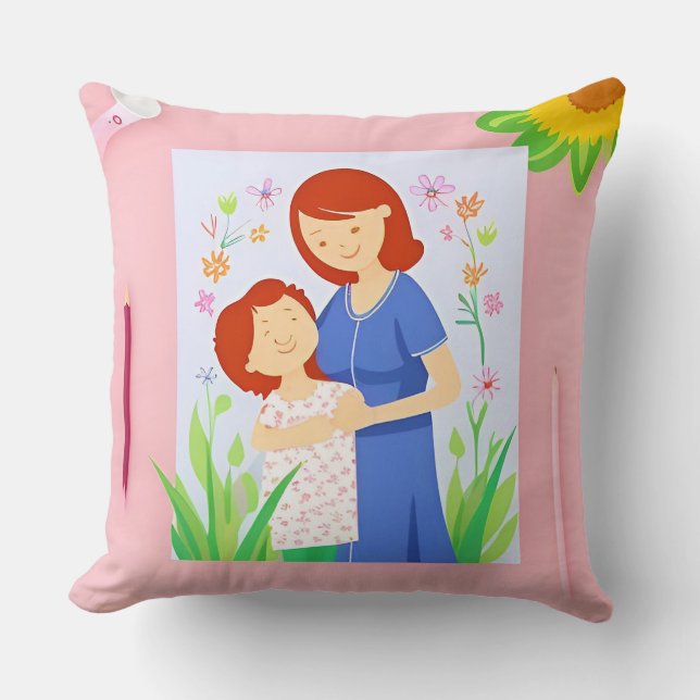 Mother and Child Cushion (Front)