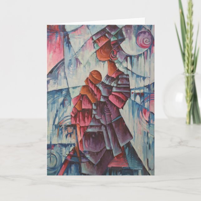 Mother and Child Greeting Card (Front)