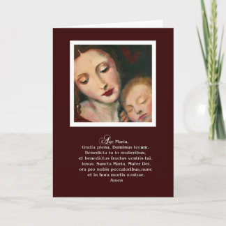 Mother and Child Greeting Card