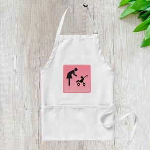 Mother And Child Icon Standard Apron