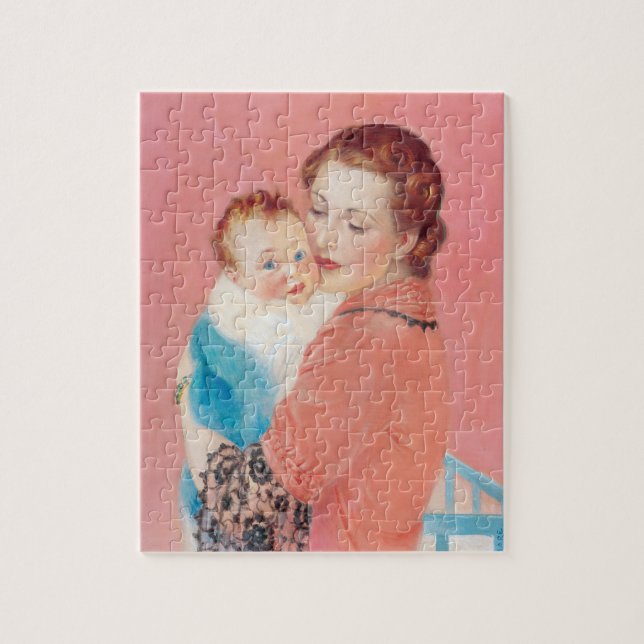 Mother and Child Jigsaw Puzzle (Vertical)