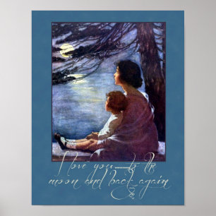 Mother and Child Love Poster