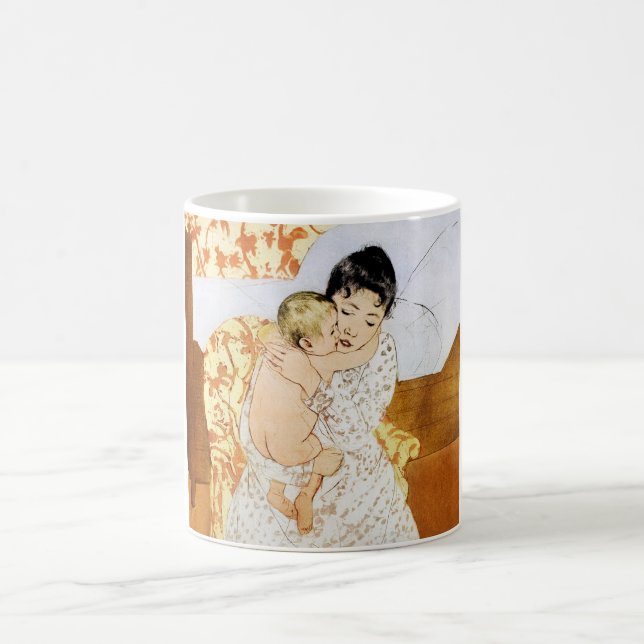 Mother and Child, Mary Cassatt Coffee Mug (Center)