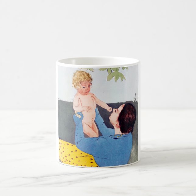 Mother and Child, Mary Cassatt Coffee Mug (Center)