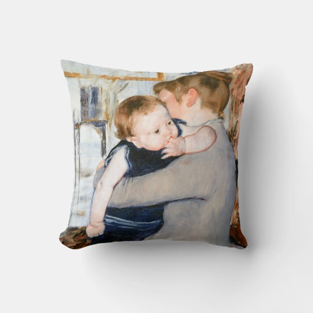 Mother and Child, Mary Cassatt Cushion (Front)