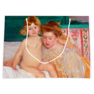 Mother and Child, Mary Cassatt Large Gift Bag