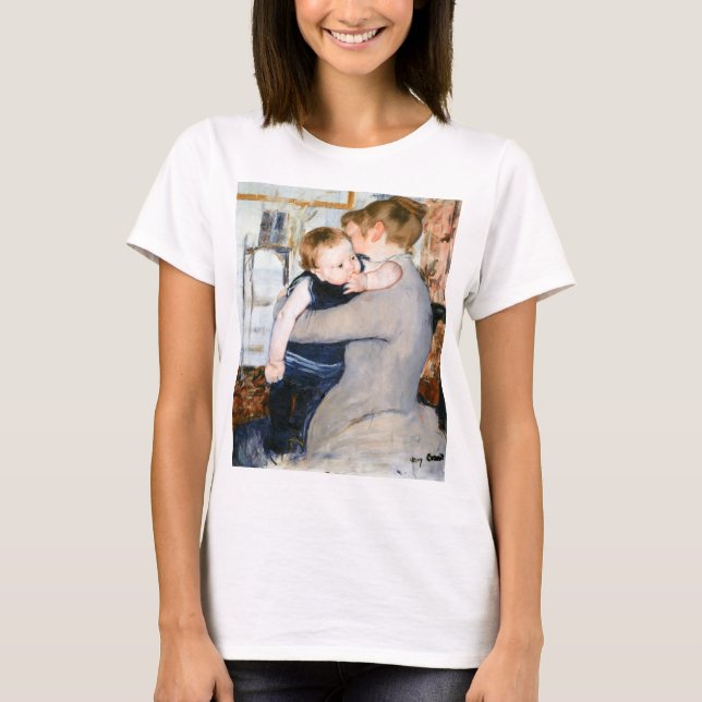 Mother and Child, Mary Cassatt T-Shirt (Front)