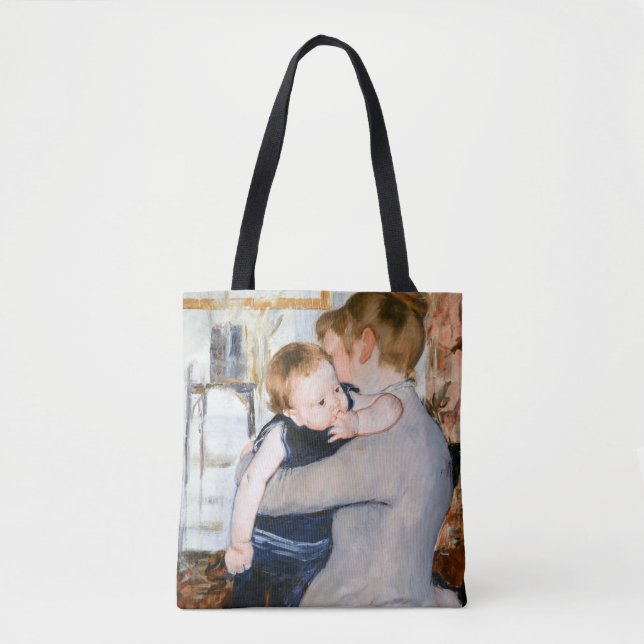Mother and Child, Mary Cassatt Tote Bag (Front)