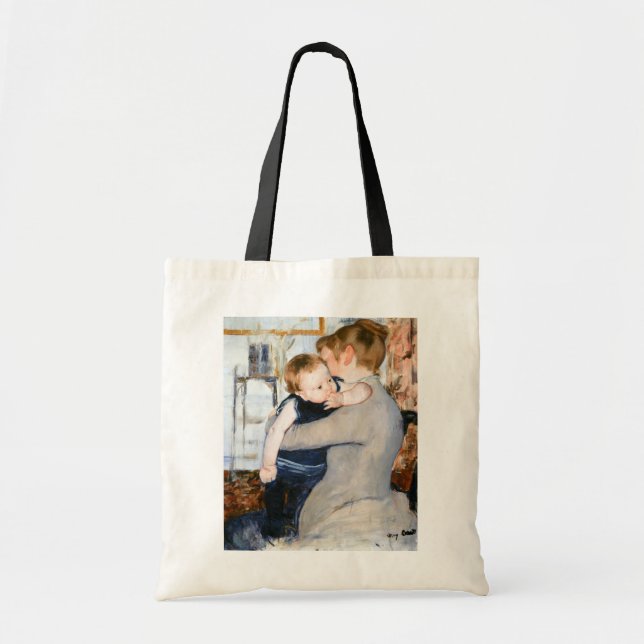 Mother and Child, Mary Cassatt Tote Bag (Front)