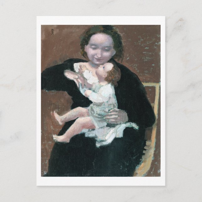 Mother and Child, Maurice Denis Postcard (Front)