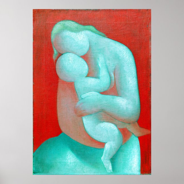 Mother and Child- Mikuláš Galanda Poster (Front)