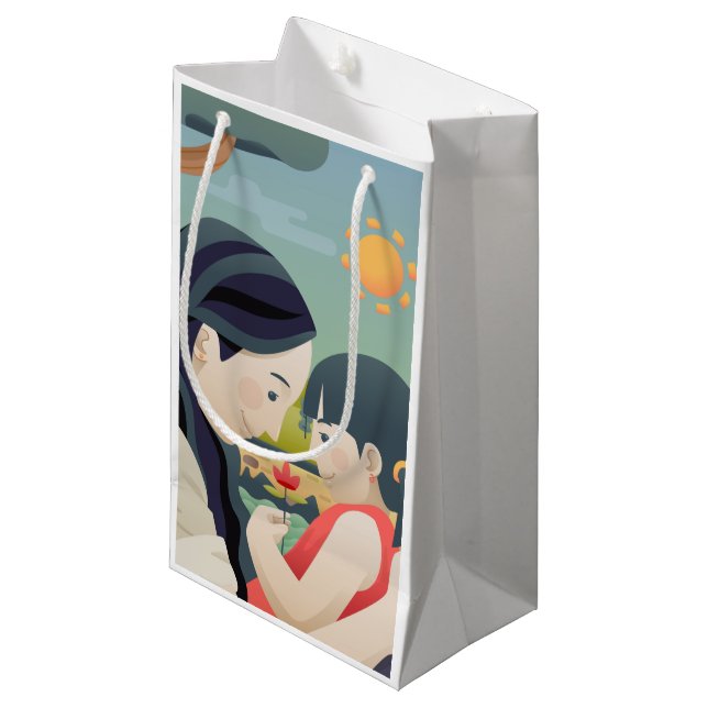 Mother and  Child Mother's Day | Gift Bag (Front Angled)