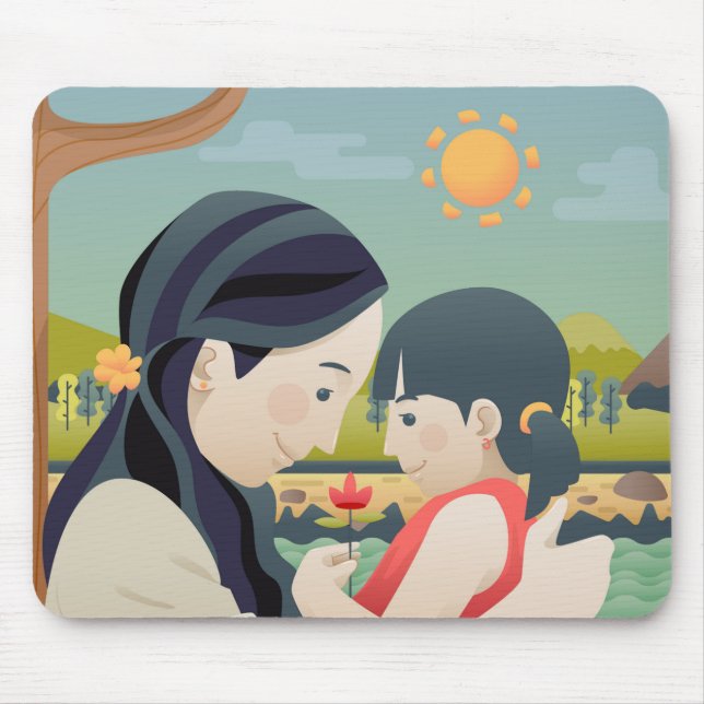 Mother and  Child Mother's Day | Mouse Pad (Front)