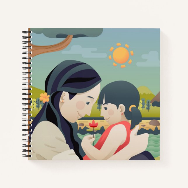 Mother and  Child Mother's Day | Notebook (Front)