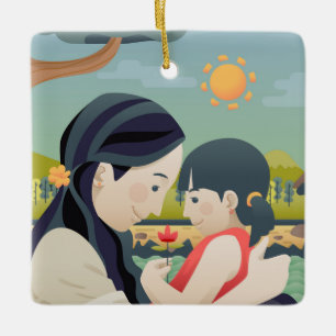 Mother and Child Mother's Day Ornament
