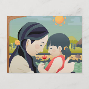 Mother and  Child Mother's Day   Postcard