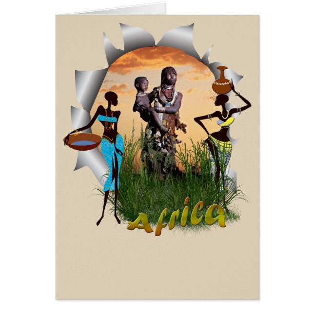 Mother and child of Africa (Front)