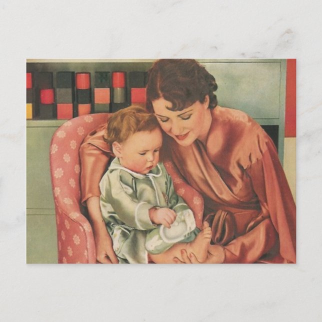 mother and child postcard (Front)