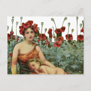 Mother and child postcard