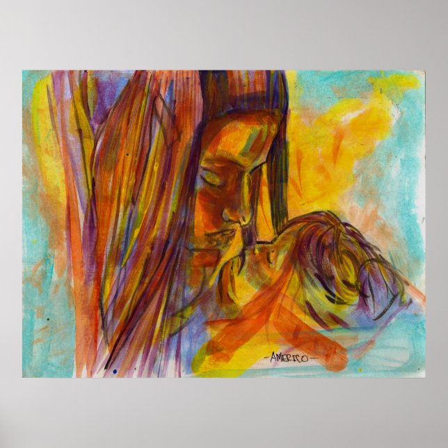 mother and child poster (Front)