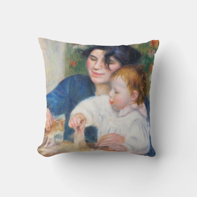 Mother and Child, Renoir Cushion (Front)