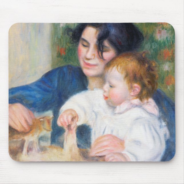 Mother and Child, Renoir Mouse Mat (Front)
