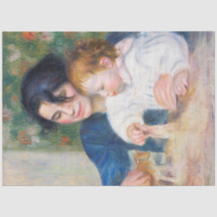 Mother and Child, Renoir Tissue Paper