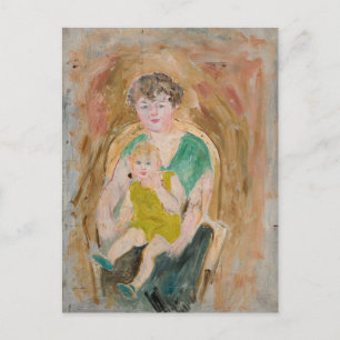 Mother and Child   Tadeusz Makowski Postcard