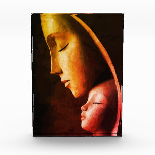 Mother and Child Wall Art Photo Block