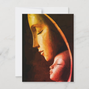 Mother and Child Wall Art Postcard