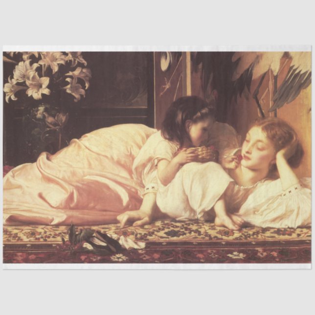 Mother and Child (Woman and her Daughter) Tissue Paper (Front)