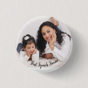 Mother and Daughter Best Friend Forever 3 Cm Round Badge