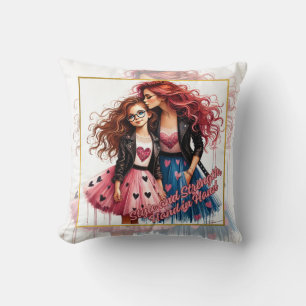 Mother and Daughter Cushion