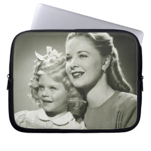Mother and Daughter Laptop Sleeve