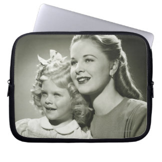 Mother and Daughter Laptop Sleeve